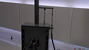 Small Tits Brunette Fucks Machines