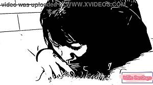 Japanese Teen Feels Intense Pleasure Sucking Friend's Dad to Cumshot