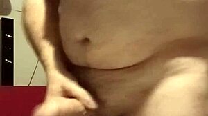 stroking monster cock leads to huge cumshot orgasm