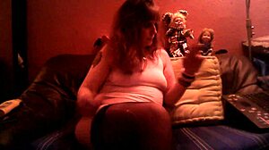 Horny Milf Gets Hot Alone At Home, Touching Her Pussy Intensely.