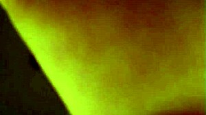 Wife gives quick blowjob with big tits before bed.