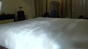 Avery's intriguing anal scene from the left side, part one.