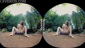 Yanks Lustful Babes Lez Endza And Sierra Cirque Masturbate With Toys At Waterfall