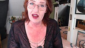 DawnSkye1962 Dominates Dark-Skinned Lover with CBT and Facial POV