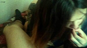 Latina prostitute sucks hard cock with big ass