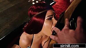 In this parody, Jessa Rhodes embodies Red Sonja in an erotic adventure.