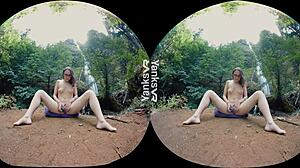 Yanks Lustful Babes Lez Endza And Sierra Cirque Masturbate With Toys At Waterfall