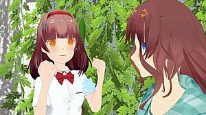 ナイスチョイス！イマとミライが共同エロ動画で絡む