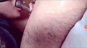 Prostitute Provides Detailed Blowjob with Intense Sucking and Deepthroat Techniques