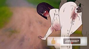 Dick Rises While Drawing Head in Shikki Club!