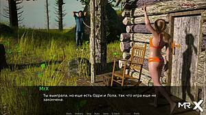 in this hentai, the man excites the girl on vacation with blowjob and riding from pov