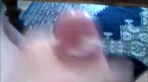 intense solo cumshot cumming twice in one go