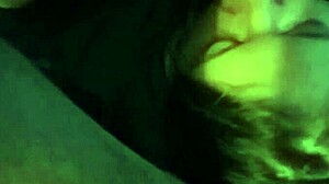 Girlfriend gives deepthroat blowjob to friend in casual setting