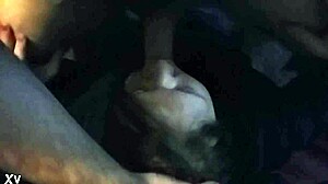 Girlfriend gives deepthroat blowjob to friend in casual setting