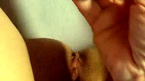 the russian woman enjoying herself