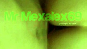 young mexican teen bent over for doggystyle, juicy ass bouncing