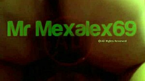 young mexican teen bent over for doggystyle, juicy ass bouncing