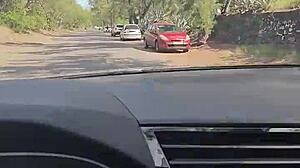 Littleangel84 challenges stranger at reunion beach