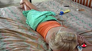 Stjärtmassage blir vilda creampies, wow!