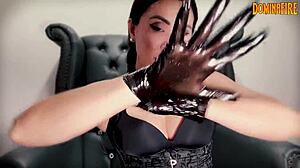 I love teasing you with my latex gloves!
