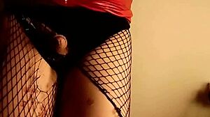 Candle wax drips on sissy cock for humiliating fetish play 🔥