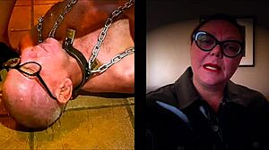 mistress april dominates with surgical pussy sewing in latex.