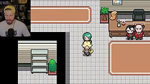 Blonde Girl Masturbates Pussy In Pokemon Game Ecchi Version!