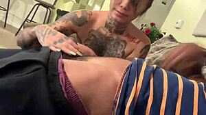 Lil D says 'suck my cock' on webcam blowjob from Genevieve Sin