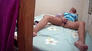 Latina Hotwife Masturbates with Toys