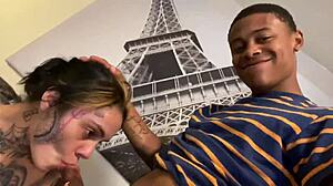 Lil D says 'suck my cock' on webcam blowjob from Genevieve Sin