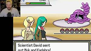 Blonde Girl Masturbates Pussy In Pokemon Game Ecchi Version!