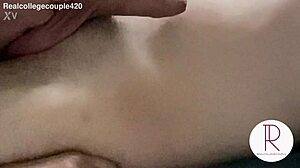 College girl handcuffs and sucks boyfriend's cock