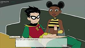 Intriguing episode from 18titans with bumble action in hentai style.