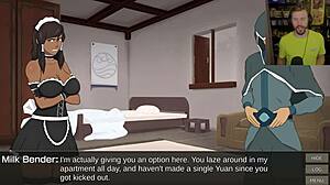 Korra's Cummy Bender