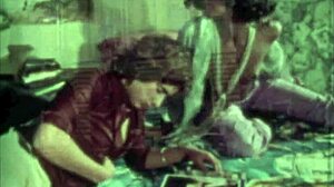 Vintage interracial Lesben im Retro-Stil