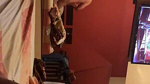 amateur couple enjoys casual moments