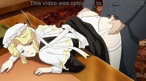 busty maid prepares before dinner