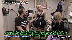 Channy Crossfire moans in florida hospital bed during early morning hitachi orgasms