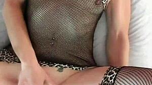 Hot MILF in Lingerie Uses Toys for Intense Orgasm