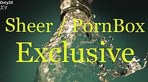 Alexis Tae gives intense blowjob to interracial partner with cumshot