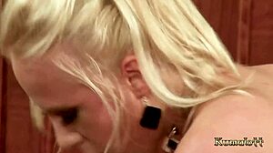 Carla cox gets facial on small tits.