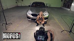 Gabbie Carter Rides Will Pounder in Amateur Car Scene