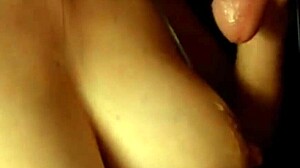 those natural tits inviting for handjob and cumshot