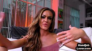 Footfetish Pov Babe Wanks Oiled Cock While Talking Dirty