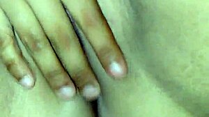 Woman masturbates her vagina intensely