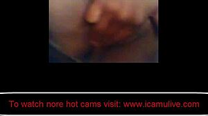 hot girl masturbates on webcam.