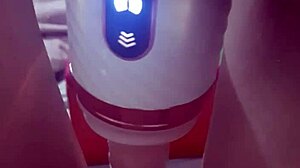 latina plays with vibrator on pussy