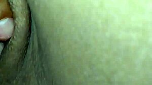 Woman masturbates her vagina intensely