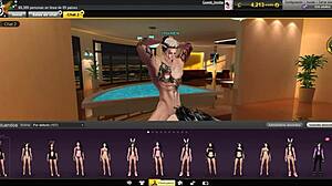 In IMVU, anime characters engage in hentai sex