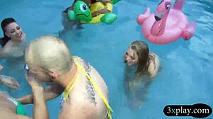 do you want to watch us two bikini babes sucking big cocks and fucking hard by the pool?